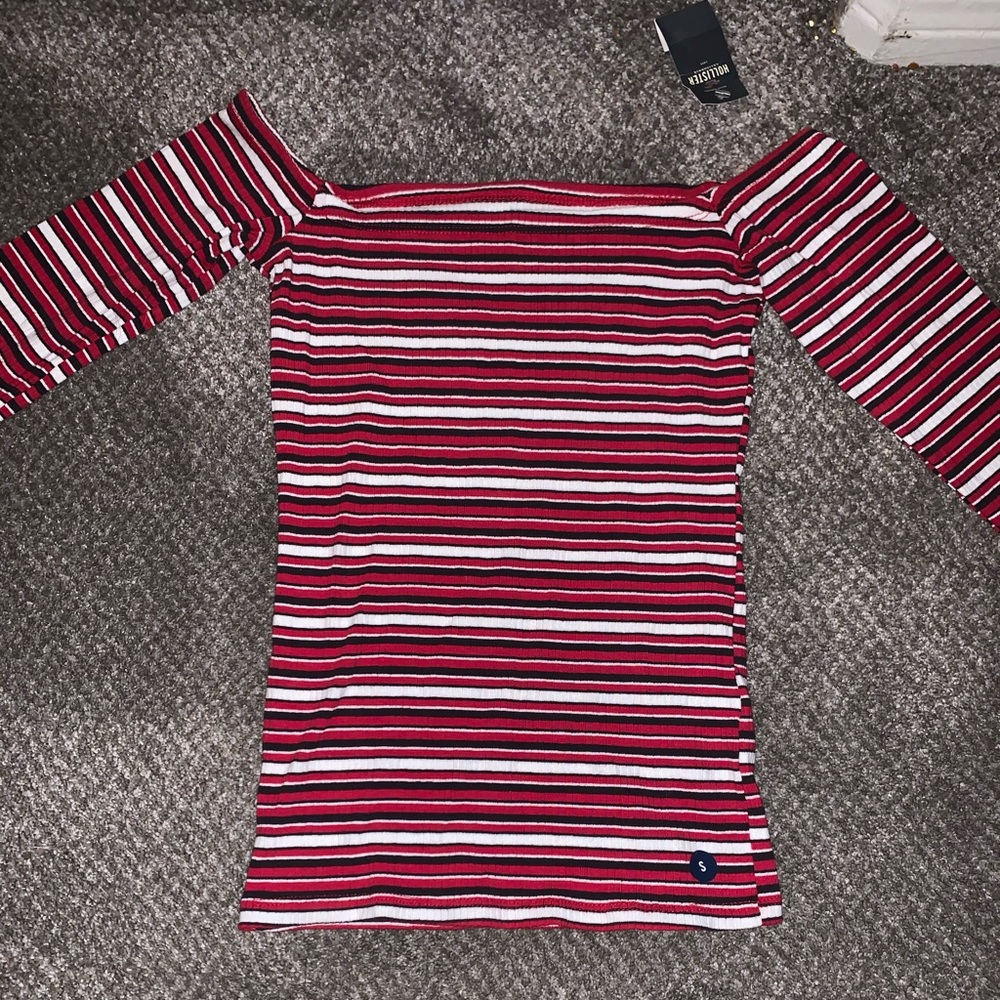 strip off the shoulder long sleeve